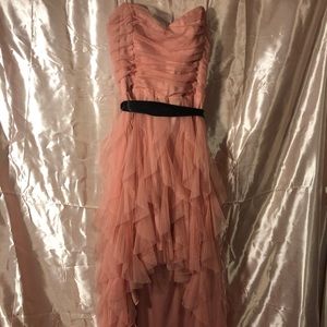 Strapless homecoming dress